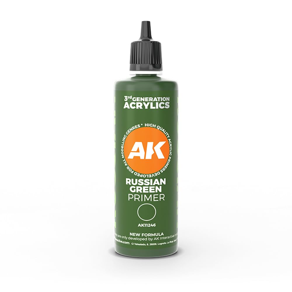 Ak Interactive - Russian Green Surface Primer 100 ml 3Gen