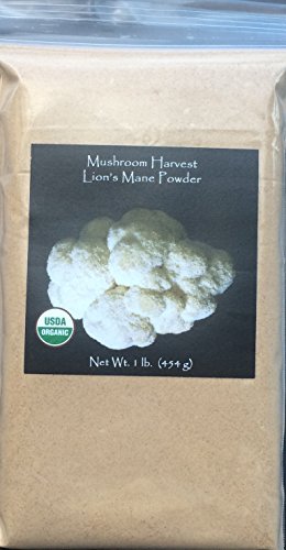 Lions Mane Mushroom Powder CERTIFIED ORGANIC 1lb. Bulk