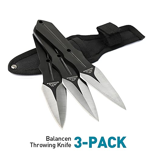BANORES Hawkeye Throwing Axes Throwing Knives Set with 10 inch Full