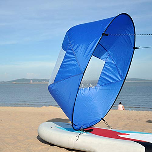 Tubwair 42.5 inch Downwind Wind Sail Sup Paddle Board Instant Popup Board Kayak Sail Kit for Kayak Boat Sailboat Canoe Foldable Style, Easy Setup, Deploys Quickly & Compact (Green) - Thumbnail 7