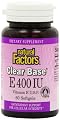 Natural Factors Vitamin E Clear Base 400iu Softgels, 60-Count