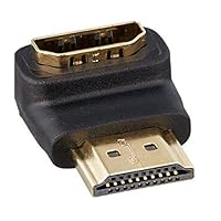 Rrunzfon HDMI Right Angle Connectors Adapters 90 Degree Connectors for HDTV HDCP 3D&4K