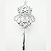Edith qi Magic Wands Tulip Lotus Scepter Rhinestone for Wedding Costume Party Festival