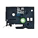 GREENCYCLE 2 Pack Black Label Maker Tape Compatible for Brother P-Touch Label Tape TZe-335 TZe335 TZ-335 White on Black TZe TZ 12mm 0.47 Laminated for Ptouch PT-D210 D220 H100 H110 D400 D600