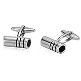 Daesar Men's Stainless Steel Cuff Links Round