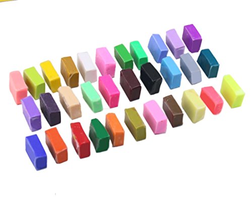 Polymer Clay,BBLIKE 36 Colors Oven Bake 5 Sculpture Tool set and Accessories PLUS Tutorials , DIY Modelling Moulding Kit Colorful Clay Safe and Soft (36 Color) - Thumbnail 4