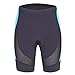 beroy Womens 3D Gel Padded Bike Shorts with Side Pockets for 5.5