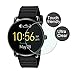 Fossil Q Wander Gen 1 Screen Protector, Wimaha 9H Tempered Glass Screen Protector for Fossil Q Wander Gen 1 Ultra Clear and Scratch Resistant