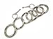 Inton 2' 38mm Gate O Ring Round Carabiner Snap Clip Trigger Spring Keyring Buckle Shower Curtain Rings(2