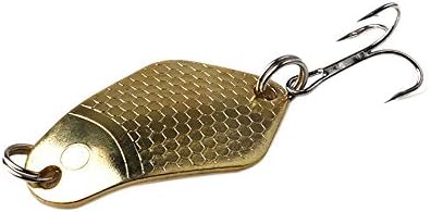 Topgee Bright Colors Fishing Spinner Lures Multicolor Jig Lures for Pike Bass Trout Salmon Freshwater Saltwater Fishing