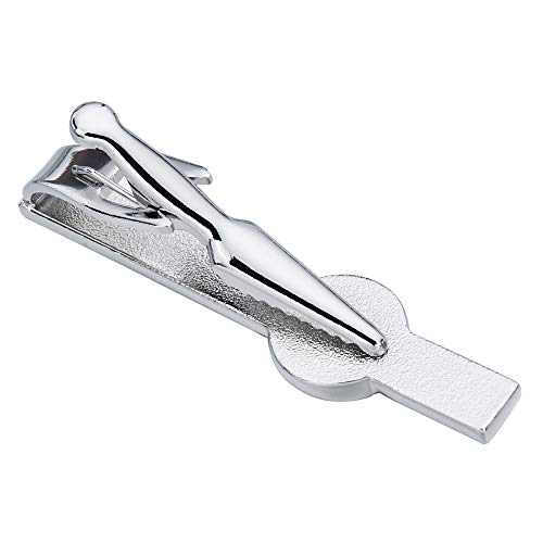 2 Inch Mens Tie Clip Initial Letter Formal Business Wedding Tuxedo Shirts Accessory