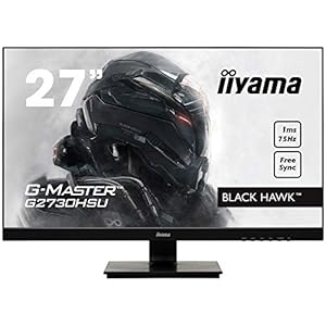iiyama-G-Master-G2730HSU-B1-27-TN-LCD-75Hz-1ms-FreeSync-Full-HD-1920x1080-300-cdm-Brightness-1-x-HDMI-1-x-DisplayPort-1-x-VGA-2x-USB-2-x-2W-Speakers-Black iiyama G-Master G2730HSU-B1 27 Inch TN LCD, 75 Hz, 1 ms, FreeSync, Full HD 1920 x 1080, 1 x HDMI, 1 x DisplayPort, 1 x…