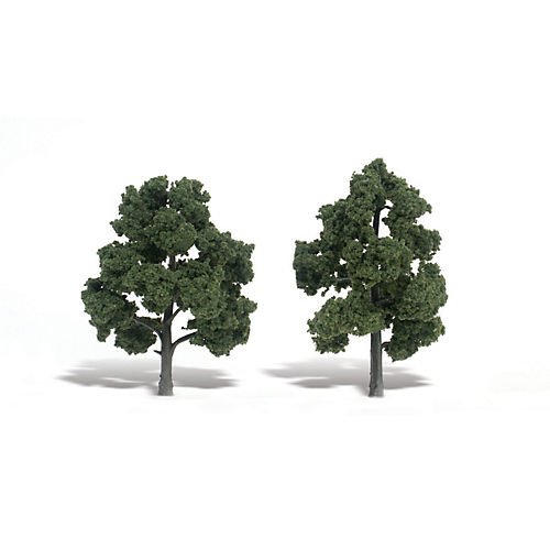 Woodland Scenics Medium Green Ready Made Trees 5