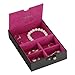 | 33% OFF | Stackers | Jewelry Box | black & fuchsia pink travel box stacker accessory
