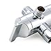 HOMEIDEAS 3-Way Shower Arm Diverter for Handheld Shower and Shower Head Bathroom Universal Shower System Component Replacement Part,ABS Chrome Plated