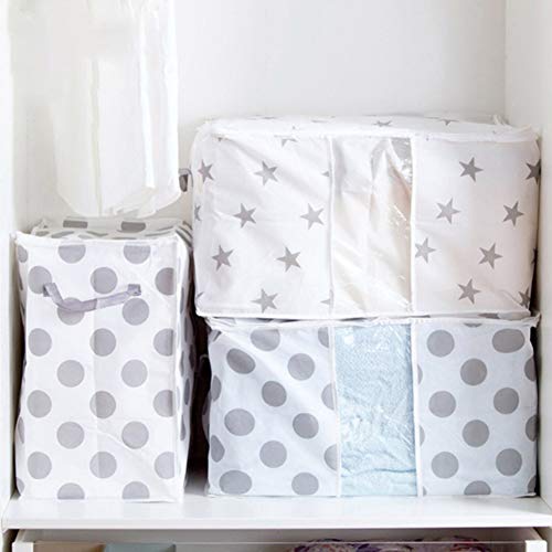 image for OUYAWEI Practical Portable High Capacity Non-Woven Quilt Storage Bag F