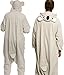 Funziez! Adult Onesie Halloween Costume - Animal and Sea Creature - Plush One Piece Cosplay Suit for Adults, Men and Women Koala