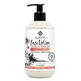 Alaffia - Everyday Coconut Face Lotion, For All Skin Types, Moisturizing Support Soft Skin and SPF 15 UV Protection with Neem, Papaya, and Lavender Oil, Fair Trade, Day Time Coconut, 12 Ounces (FFP)