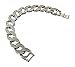 Exo Jewel Men's Miami Cuban Link Bracelet (Cuban Link Silver)