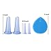 Coolife Anti-Aging Massage Cups Facial Cupping Therapy Set, Silicone Cupping Massage Kit for Face Eyes Fascia and Cellulite Blasting to Reduce Fine Lines & Deep Wrinkles with Facial Cleansing Brush