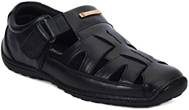 Bacca Bucci Men Genuine Grain Leather Sandals
