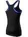 NELEUS Women's 3 Pack Compression Athletic Tank Top for Yoga Running,Blue,Green,Rose,EU M,US S