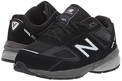 New Balance 990 V5 Sneaker, Black, 13 US Unisex