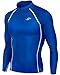 New 039 Skin Tight Compression Base Layer Blue Running Shirt Mens S - 2xl