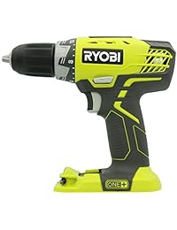 Ryobi P208 One+ 18V Lithium Ion Drill Driver with 1 2 Inch Keyless Chuck (Batteries Not Included, Power Tool Only)
