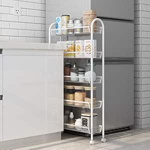 Rackaphile Carritos de Almacenamiento, Carrito Auxiliar, Frutero