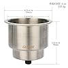 Shelure-Stainless-Steel-Cup-Drink-Holder-with-Drain-Marine-Boat-RV-Camper-Rod