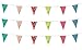 35 Flags 30 Feet Vintage Cottage Tea Party Pennant Flag Bunting (C1351)