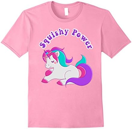 Men's Squishy Power Kawaii Unicorn Squishies T-Shirt Medium Pink