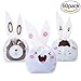 Candy Bags, Fascigirl 60Pcs Lovely Bunny Ears Gift Wrap Bags Treat Bags for Children's Birthday Party Supplies