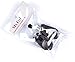 Mxeol Bimini Top Fittings Jaw Slide Black Nylon Hardware Pair (Black, 7/8 Inch)