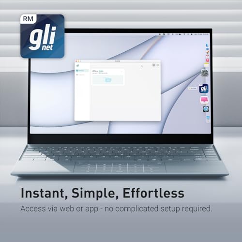 GL.iNet Remote KVM Control Over Internet, 4K Resolution,Tailscale Support, Remote Keyboard, Video, Mouse Control for Home Offices, Data Center, IT management and Industrial Applications
