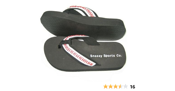 baseball flip flops amazon