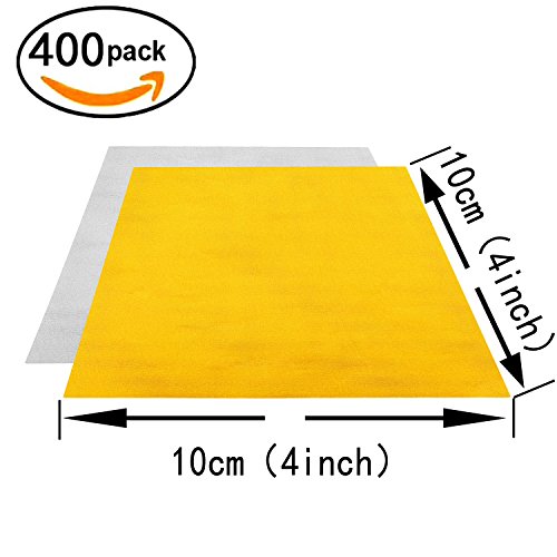4 Inch Home-made Chocolate Candy Foil Wrappers Gold Aluminium Foil Mylar Wrapping Papers Sheets Wedding Thank You Treat Candy Packaging Gift Decoration, 400 PC