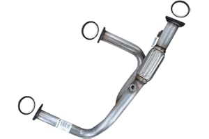 Exhaust Front Flex Y Pipe Compatible for 2001-2002 Acura MDX 3.5L | Stainless Steel | Northeastern Exhaust | Free Gaskets Included | Automotive Replacement Part | Direct-Fit