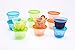 Mindable Small Lunch Box Plastic Food Containers for Kids, 12-pack 6 ounces, BPA-Free, with Lids - Good for Bento Boxes Meal Prep Portion Control Snacks Slime Protein Sauce - Stackable Freezer Safe