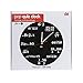 DCI Pop Quiz Clock, Black and White, Metal, 11-1/2
