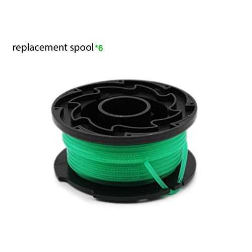 image for RONGJU 6 Pack Weed Eater Replacement Spools for Black and Decker GH300