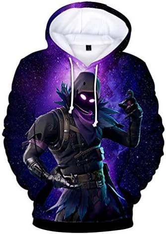ZeeGooCo Kids Fortnite Hoodie for Boys for Girls 3D Print CosplayLife with Pocket