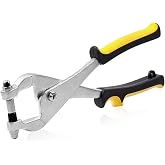 SPEEDWOX Ceiling Grid Punch Pliers 10 Inches Grid Hole Punch | Multipurpose Puncher Pliers for Rivets &amp; Metal Sheet, Hole Punching, For HVAC Ceiling Grid Work