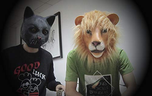 Lubber Lion Animal Head Mask for Halloween Costume Party