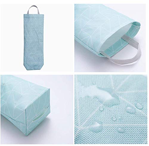 Plastic Bag Holder (3 pack) Waterproof Wall Mount Grocery Dispenser Garbage Bag Organizer by YMHB - Thumbnail 5