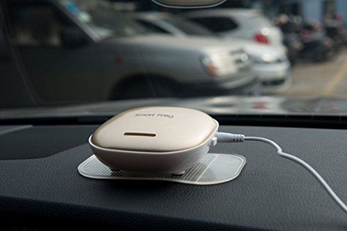Smart Frog Car Air Purifier & Freshener Ionizer and HEPA Filter Car Diffusers Portable Mini Travel USB Air Cleaner Freshener /Remove Cigarette Smoke, Odor Smell, Bacteria