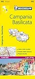 Michelin Map Italy: Campania, Basilicata 362 (Maps/Local (Michelin)) (Italian Edition) by 