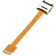 chenyang Micro SD TF Memory Card Kit TF Male to Female Soft Flat FPC Extension Cable 10cm