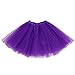 kilofly 6pc Girls Ballet Tutu Kids Birthday Princess Party Favor Dress Skirt Set Multicolored